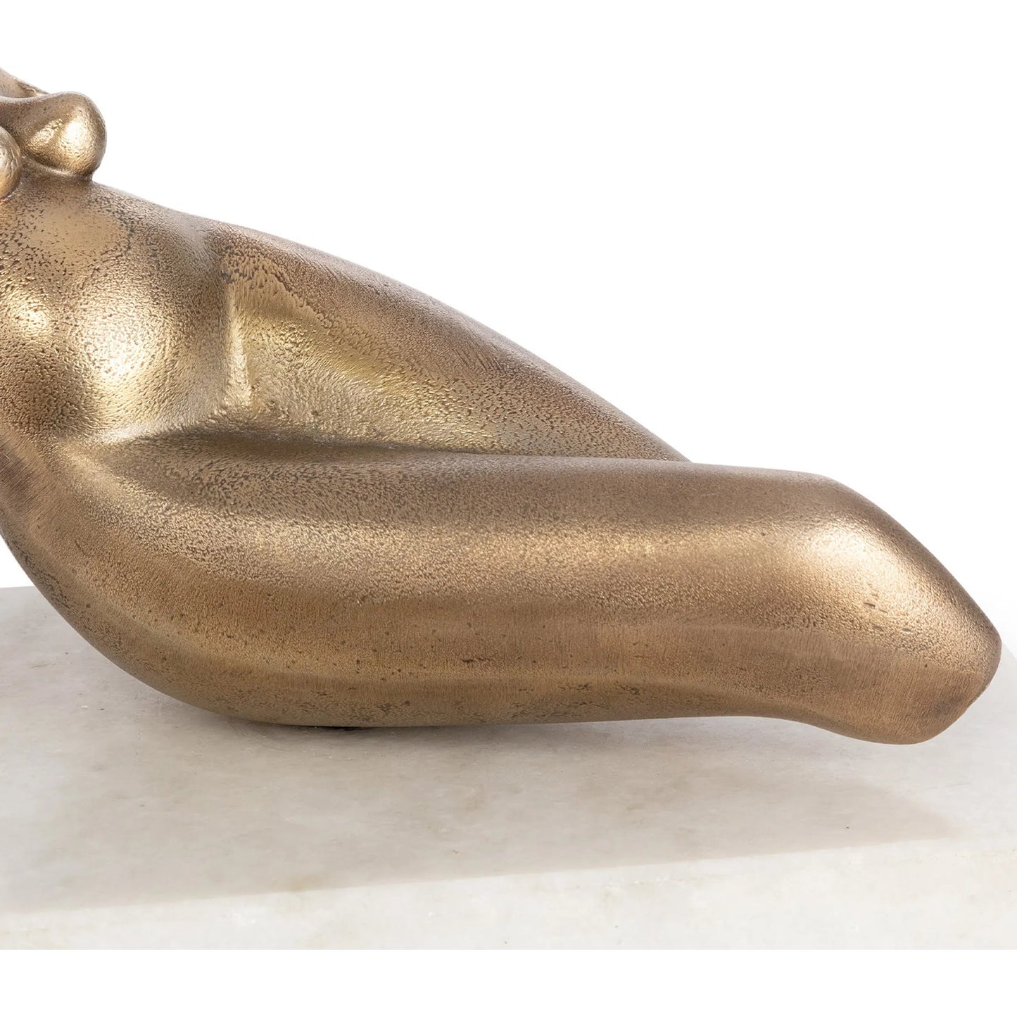 002 SI-1949273 | Closeup | Rhea Sculpture by Regina Andrew in brass. Made from aluminum in a modern style.