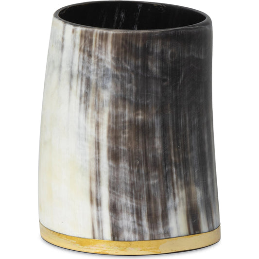 Troy Horn Vase by Regina Andrew in neutral. Made from horn in a modern style.