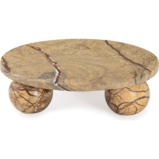 Marlow Marble Plate by Regina Andrew. Made from marble in a modern style.