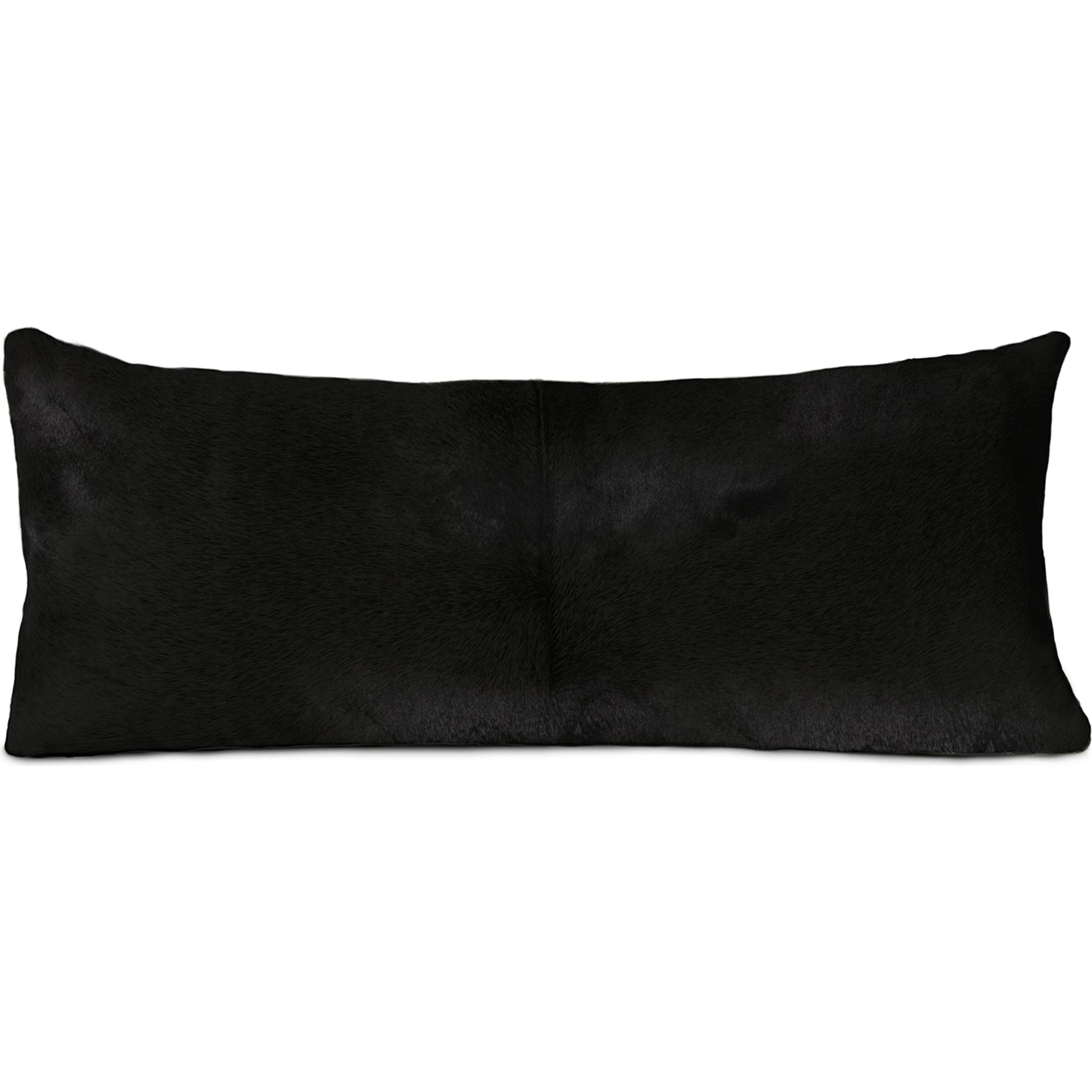 Morgan Hair on Hide Rectangle Pillow by Regina Andrew in black. Made from hair on hide in a modern style.