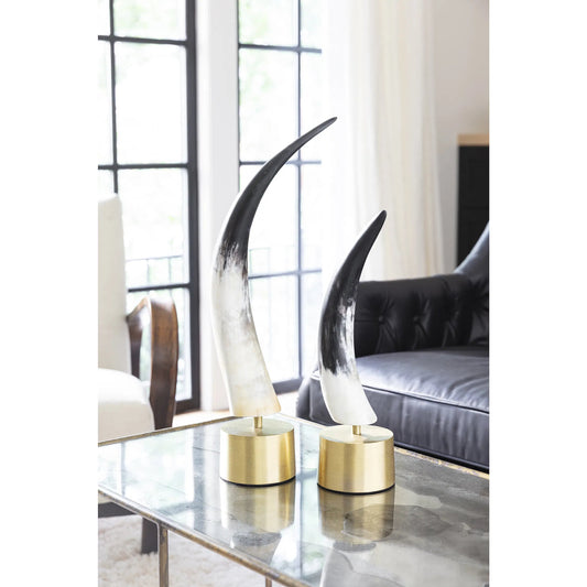 Daylon Horn by Regina Andrew in neutral. Made from horn in a modern style.