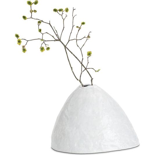 Atlas Ceramic Vase by Regina Andrew in white. Made from ceramic in a modern style.