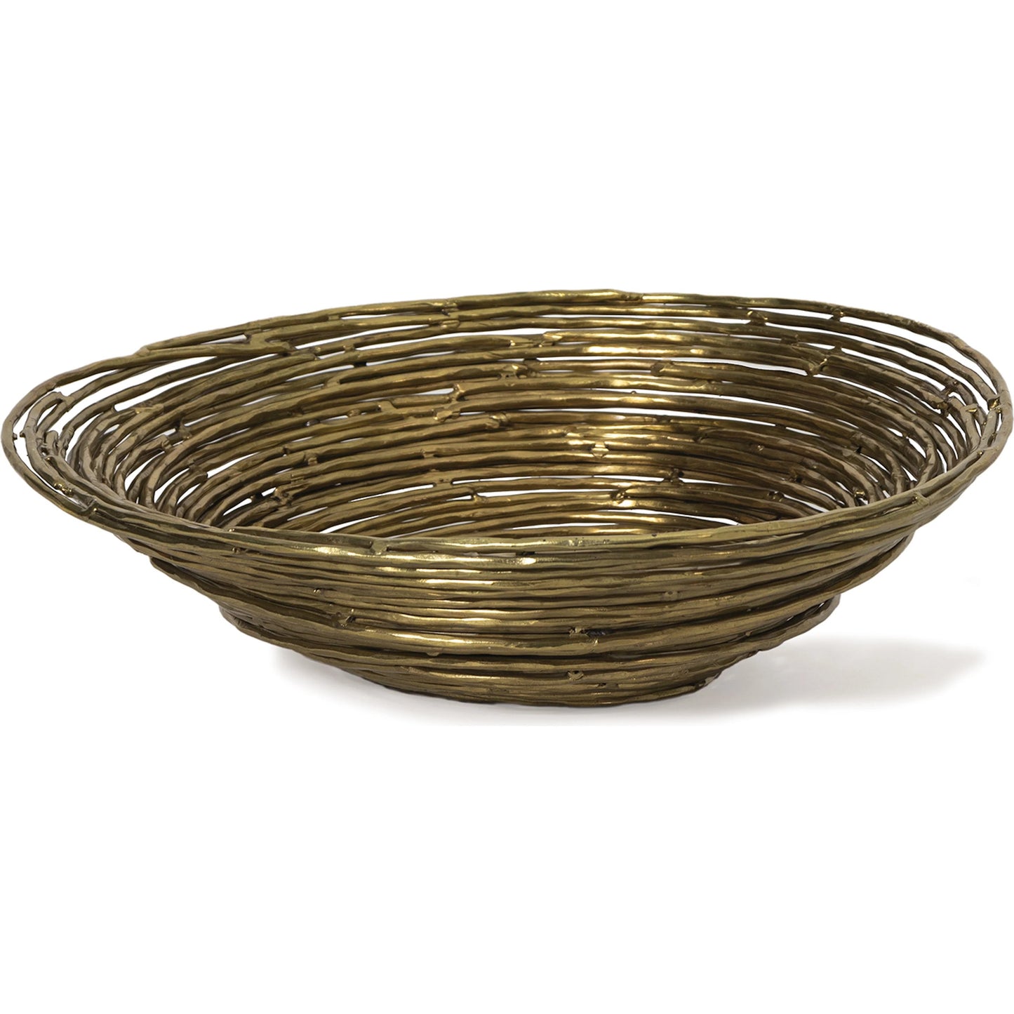 003 SI-2262800 | Primary Silo | Nest Bowl by Regina Andrew in brass. Made from iron in a modern style.