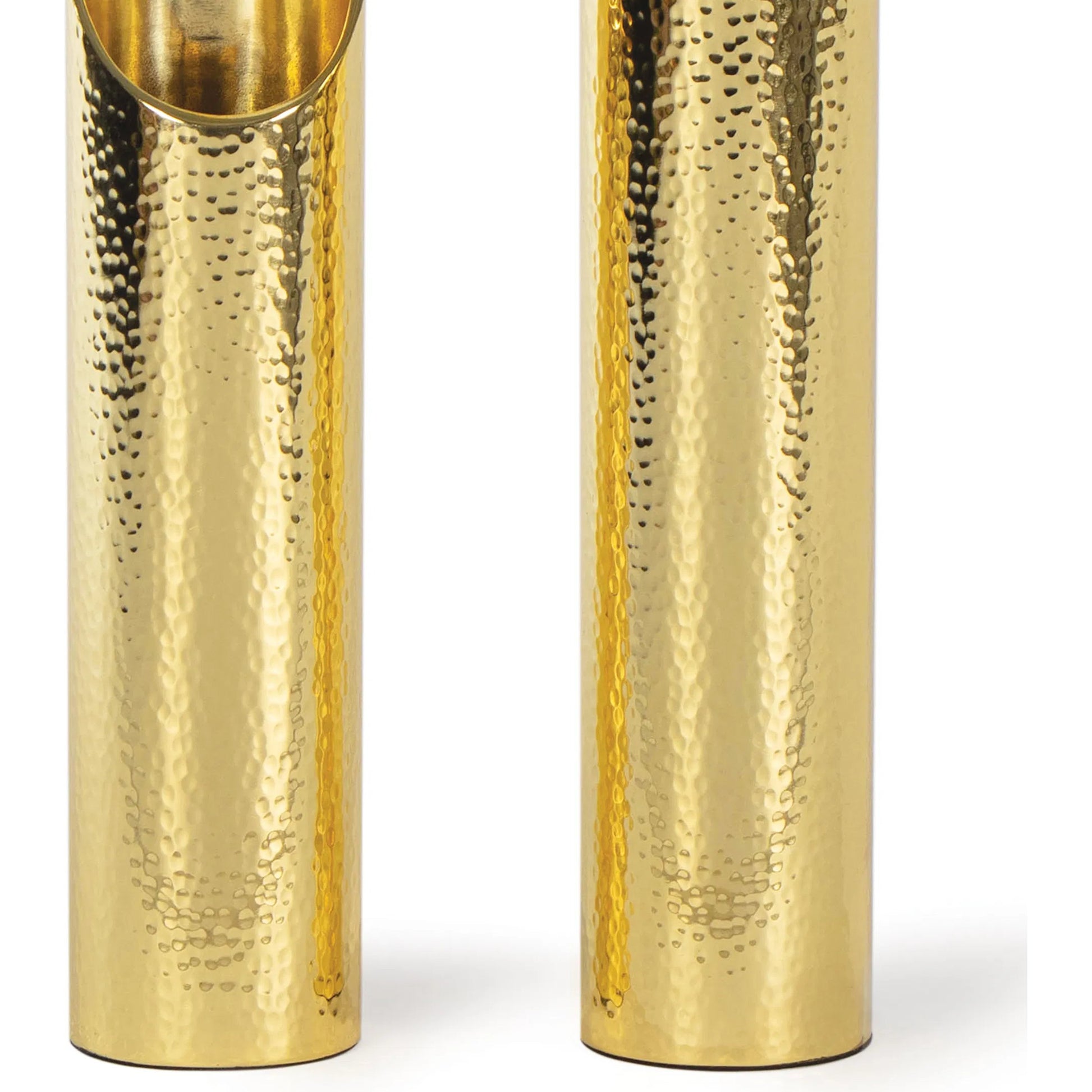 Elio Vase Set by Regina Andrew in polished brass. Made from stainless steel in a modern style.