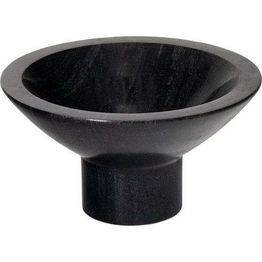 Martini Marble Bowl Short by Regina Andrew in black. Made from marble in a unique style.