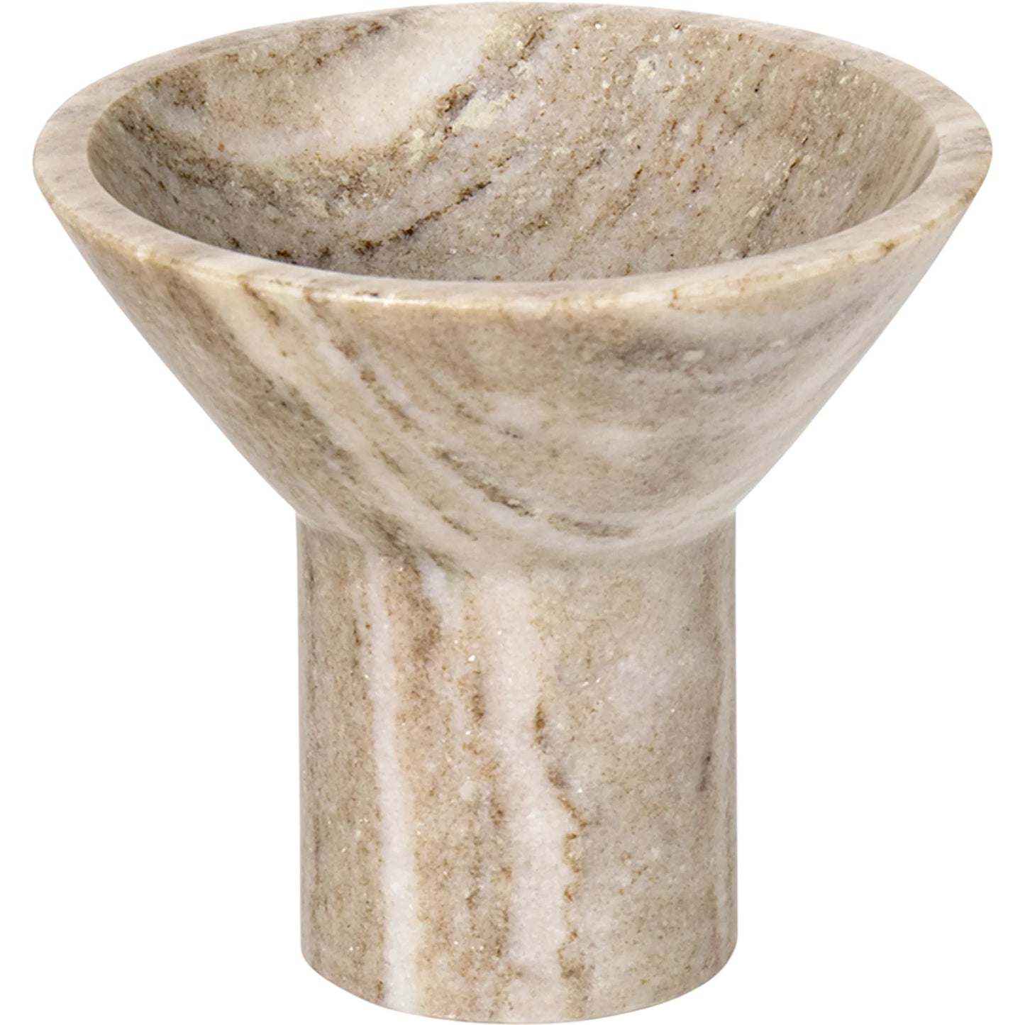 001 SI-2528188 | Primary Silo | Martini Marble Bowl Tall by Regina Andrew in grey. Made from marble in a unique style.