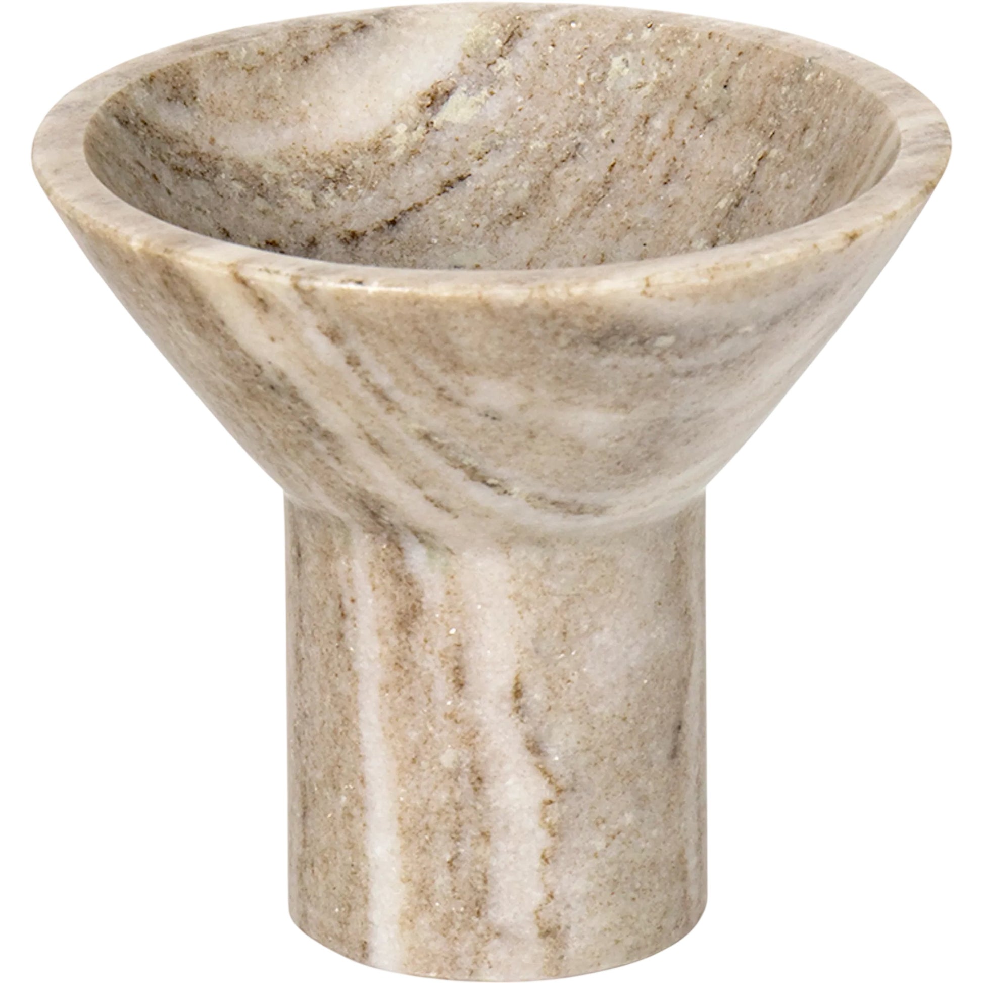 Martini Marble Bowl Tall by Regina Andrew in grey. Made from marble in a unique style.