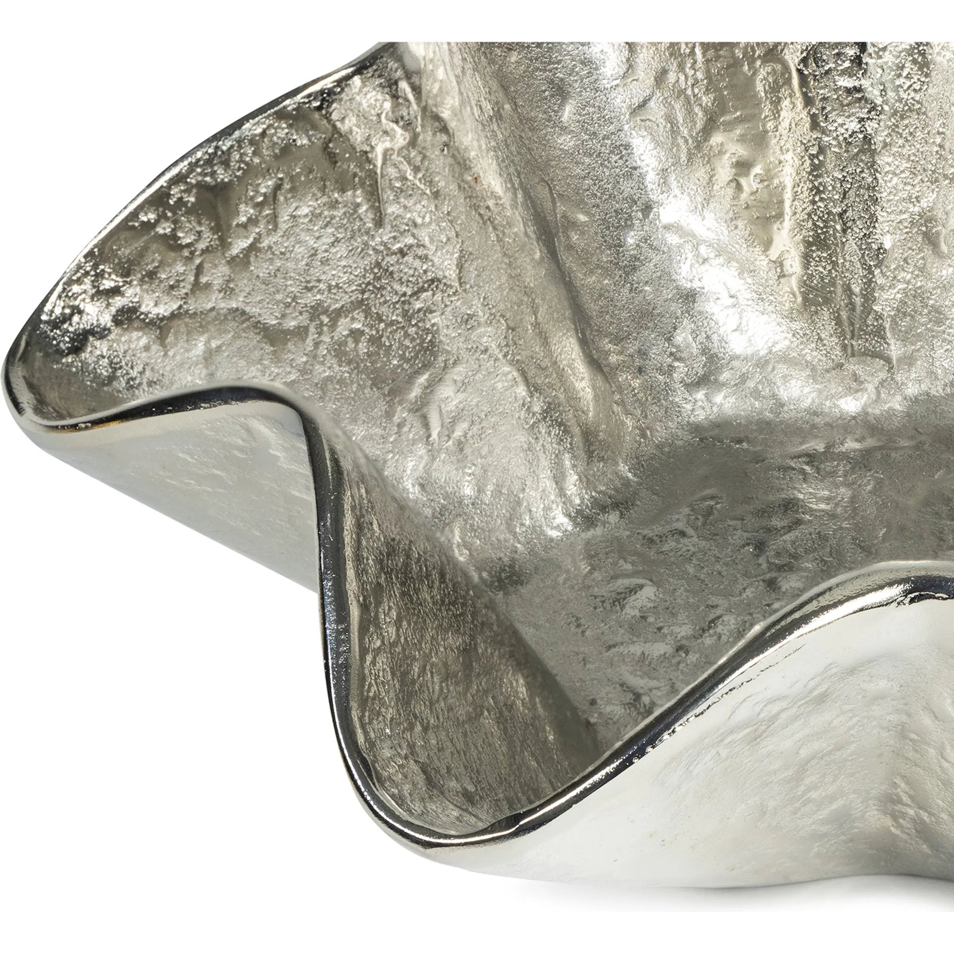 Pedicoat Metal Bowl by Regina Andrew. Made from aluminum in a modern style.