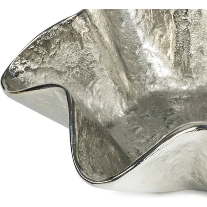 Pedicoat Metal Bowl by Regina Andrew. Made from aluminum in a modern style.