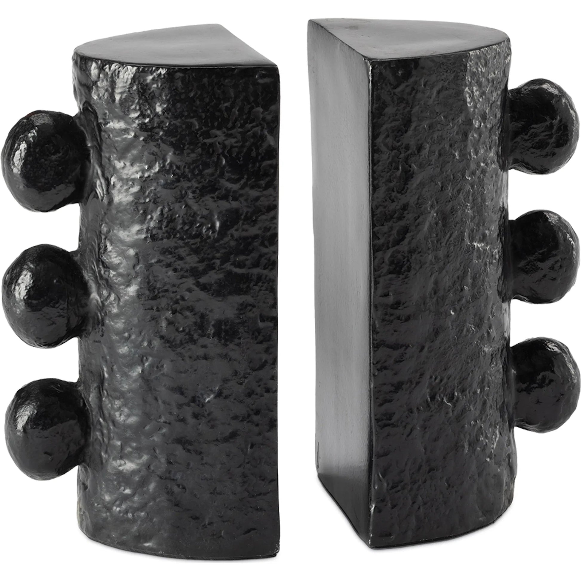 Sanya Bookend Set by Regina Andrew. Made from aluminum in a modern style.
