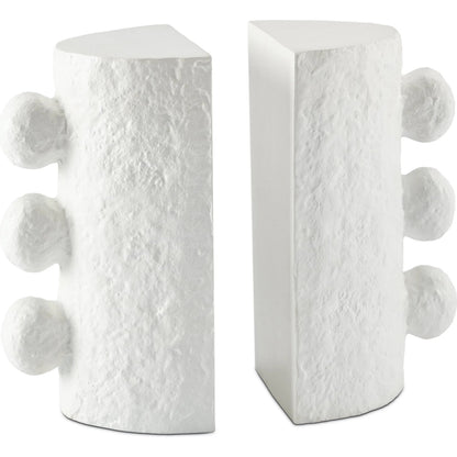 Sanya Bookend Set by Regina Andrew. Made from aluminum in a modern style.