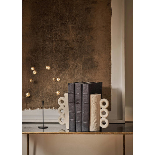 Chandra Bookend Set by Regina Andrew. Made from aluminum in a modern style.