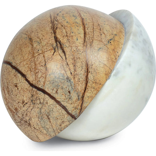 Flint Marble Sphere by Regina Andrew in natural stone. Made from marble in a unique style.