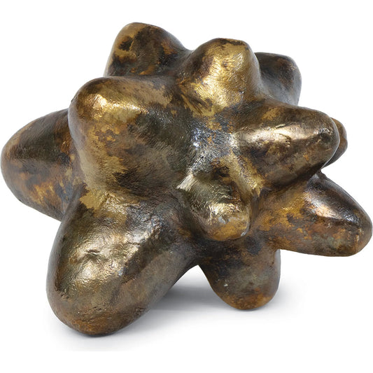 Amor Metal Object by Regina Andrew in brass. Made from aluminum in a unique style.