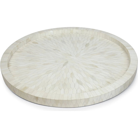 Jullian Bone Tray by Regina Andrew. Made from bone in a unique style.