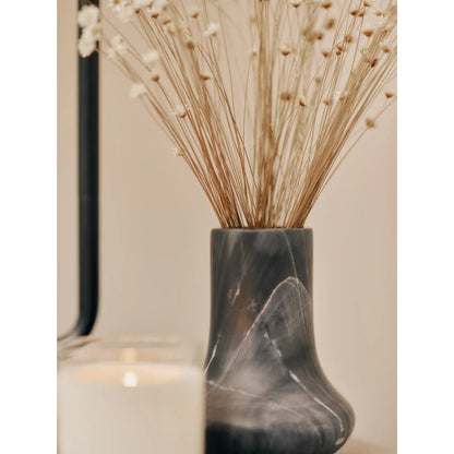 Jasper Marble Vase by Regina Andrew in black and black. Made from marble in a unique style.