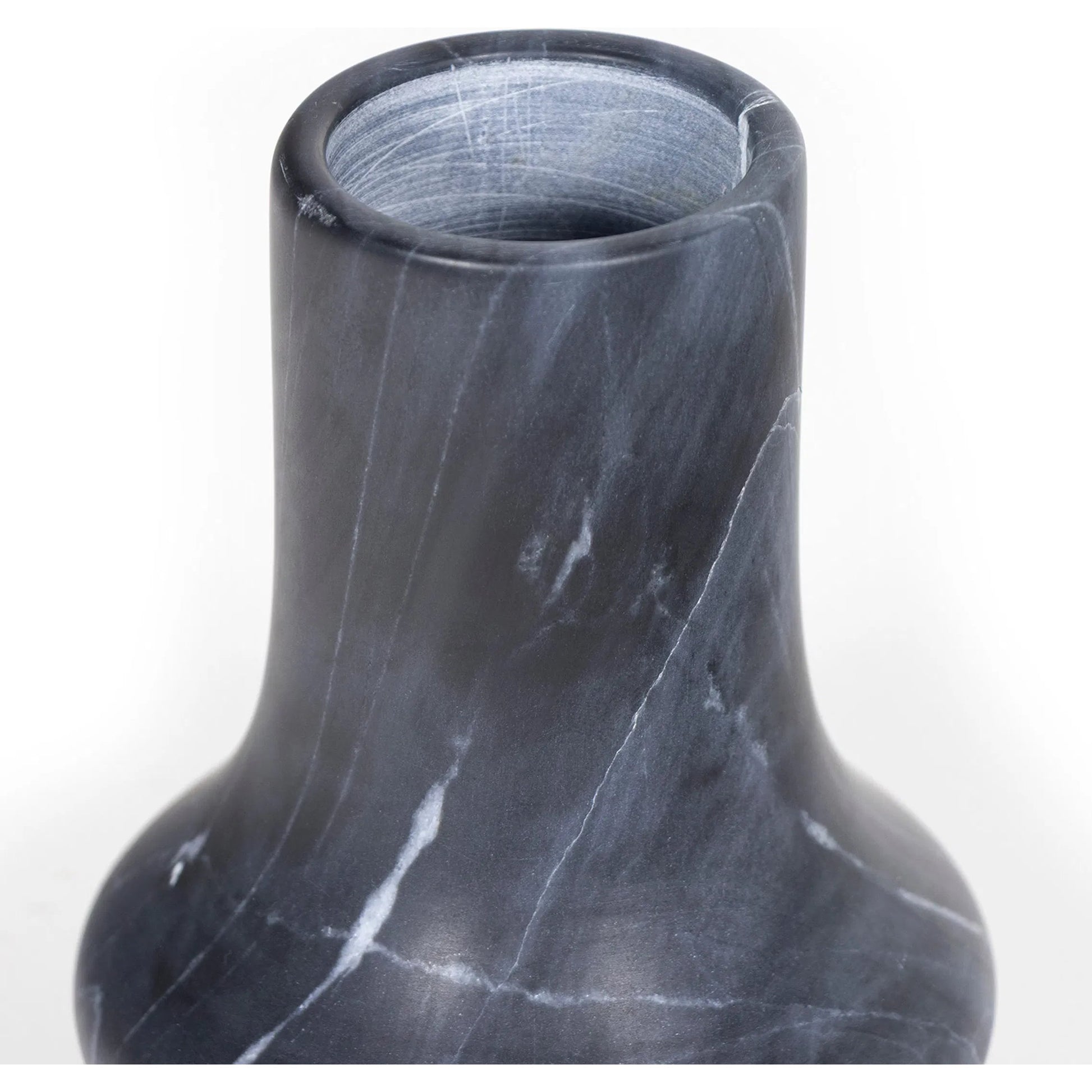 Jasper Marble Vase by Regina Andrew in black and black. Made from marble in a unique style.