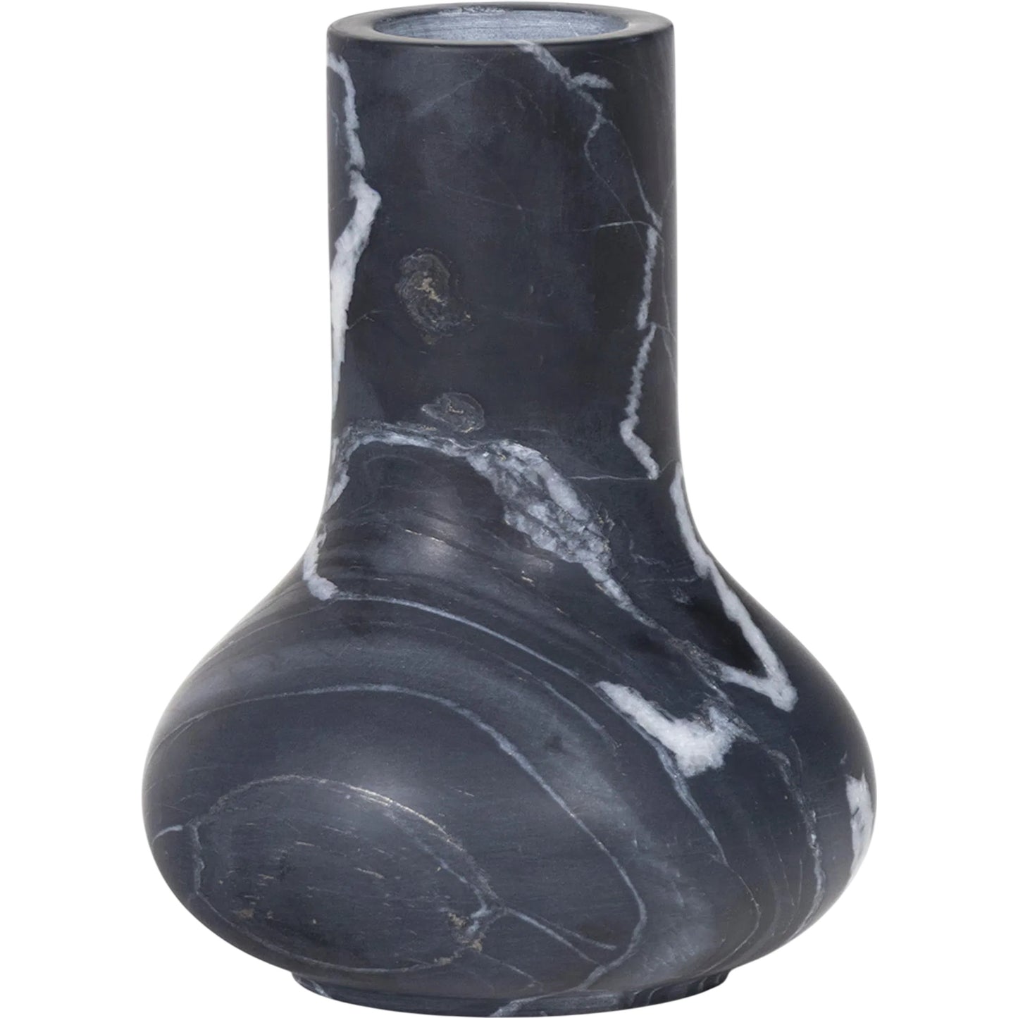 002 SI-2528192 | Primary Silo | Jasper Marble Vase by Regina Andrew in black and black. Made from marble in a unique style.