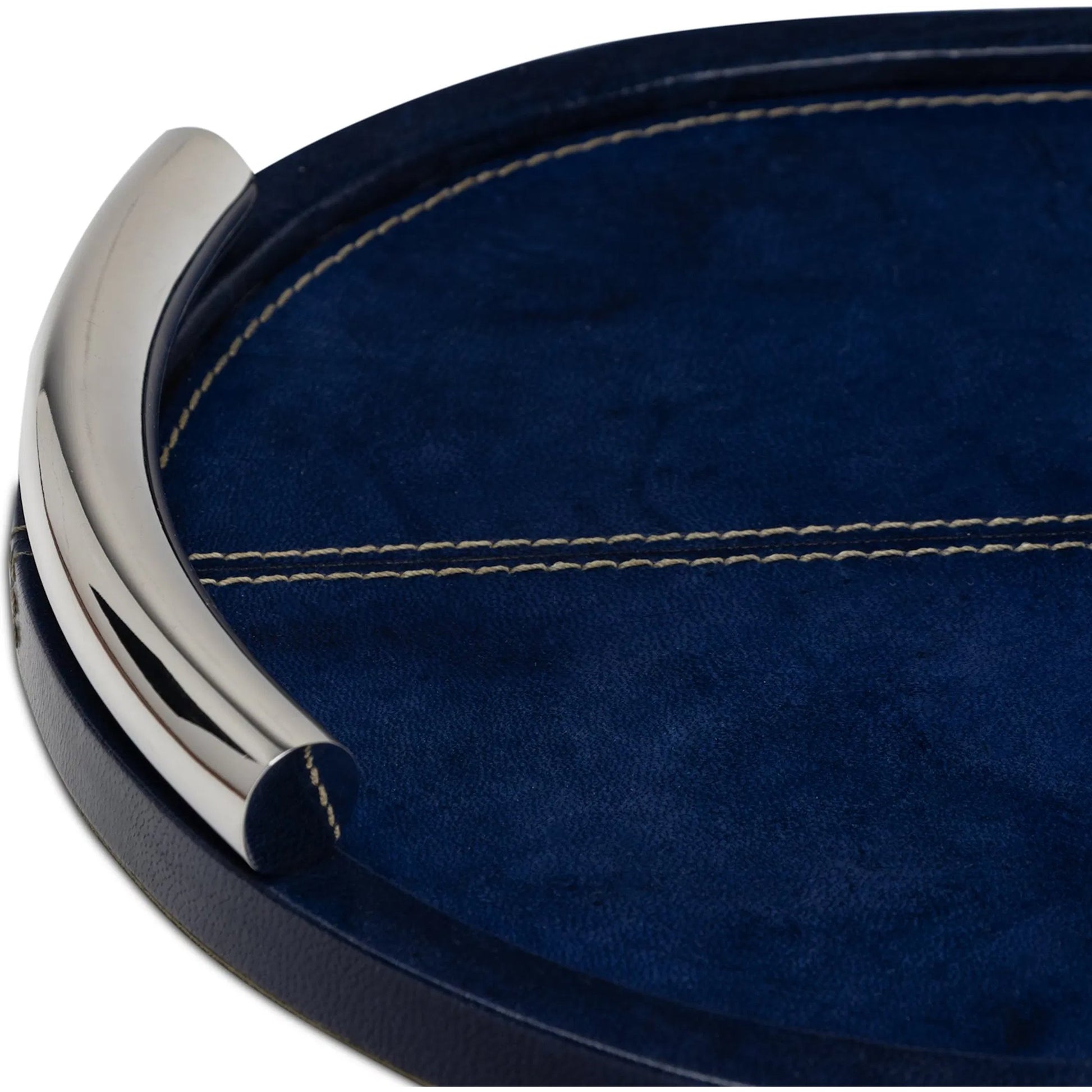 Hayes Leather Tray Oval by Regina Andrew. Made from leather in a unique style.