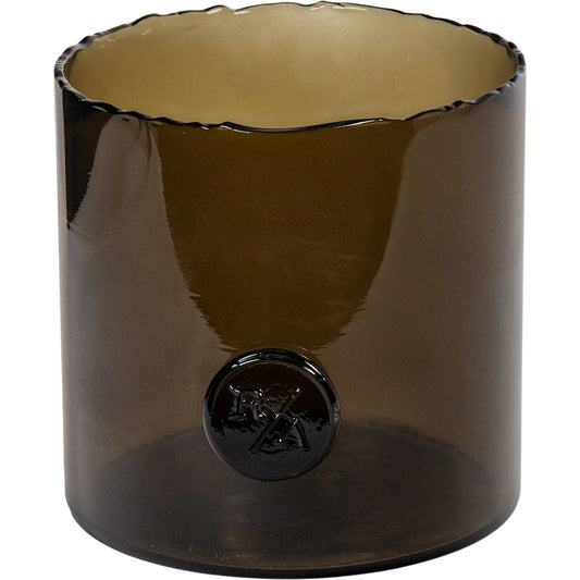 Monogram Glass Votive by Regina Andrew. Made from glass in a unique style.