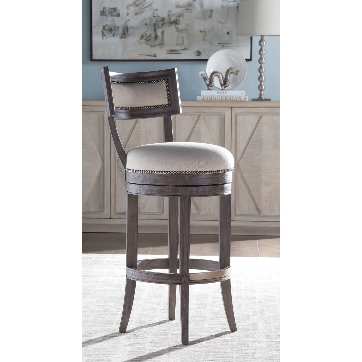 007 SI-1770432 | Lifestyle | Aperitif Swivel Bar Stool by Artistica Home in antico. Made from unique in a transitional style.