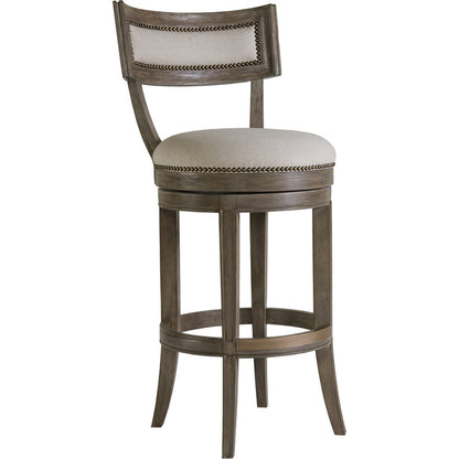 Aperitif Swivel Barstool by Artistica Home in grigio. Made from unique in a transitional style.