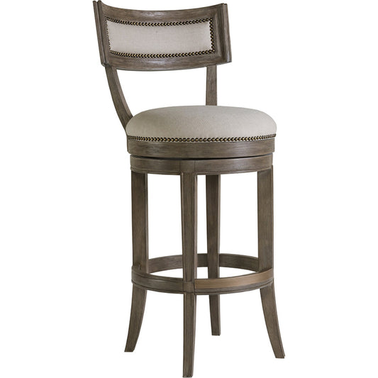 Aperitif Swivel Barstool by Artistica Home in grigio. Made from unique in a transitional style.