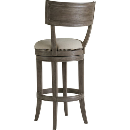 Aperitif Swivel Barstool by Artistica Home in grigio. Made from unique in a transitional style.