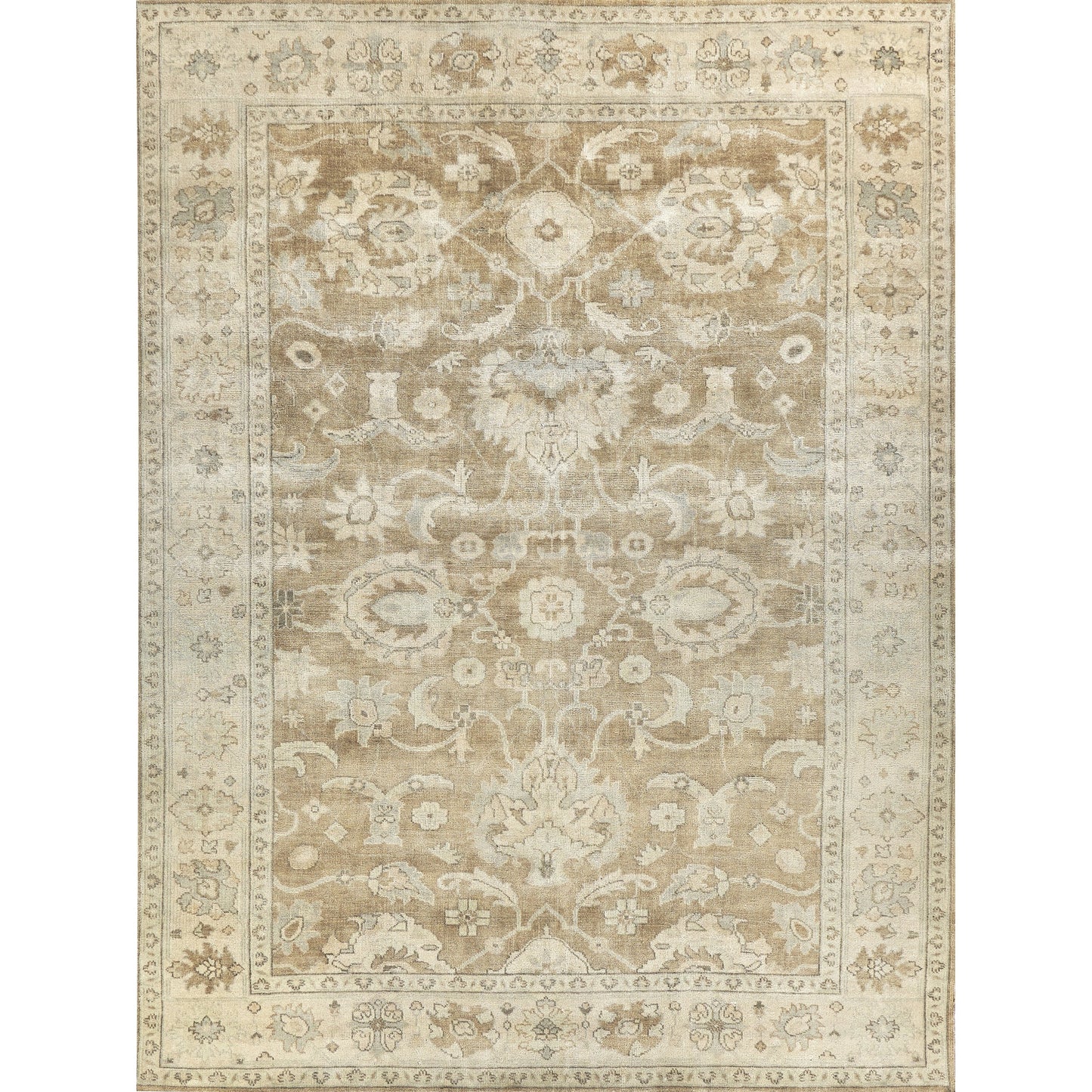 000 SI-2101215,SI-2293572 | Primary Silo | Antique Weave Oushak Rug II by Exquisite Rugs in gray, brown. Made from new zealand wool in a unique style.