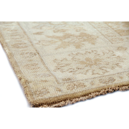Antique Weave Oushak Rug II by Exquisite Rugs in gray, brown. Made from new zealand wool in a unique style.