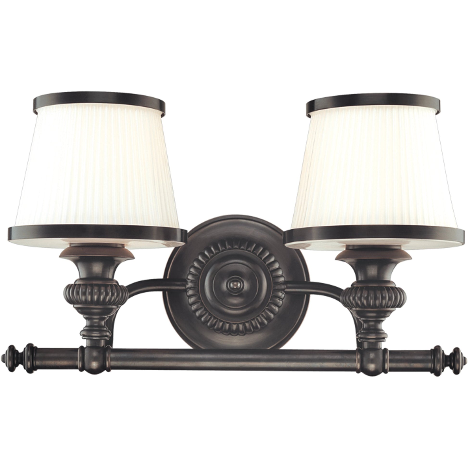 Milton Bath Bracket by Hudson Valley. Made from steel in a transitional style.