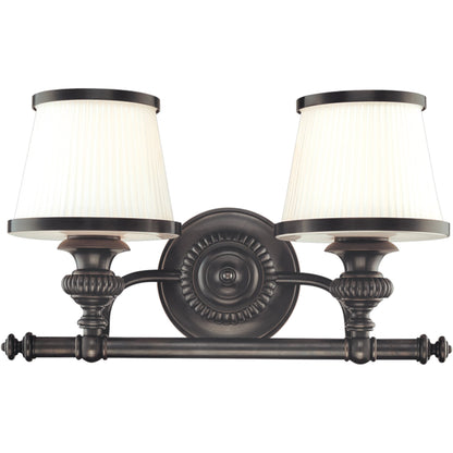 Milton Bath Bracket by Hudson Valley. Made from steel in a transitional style.