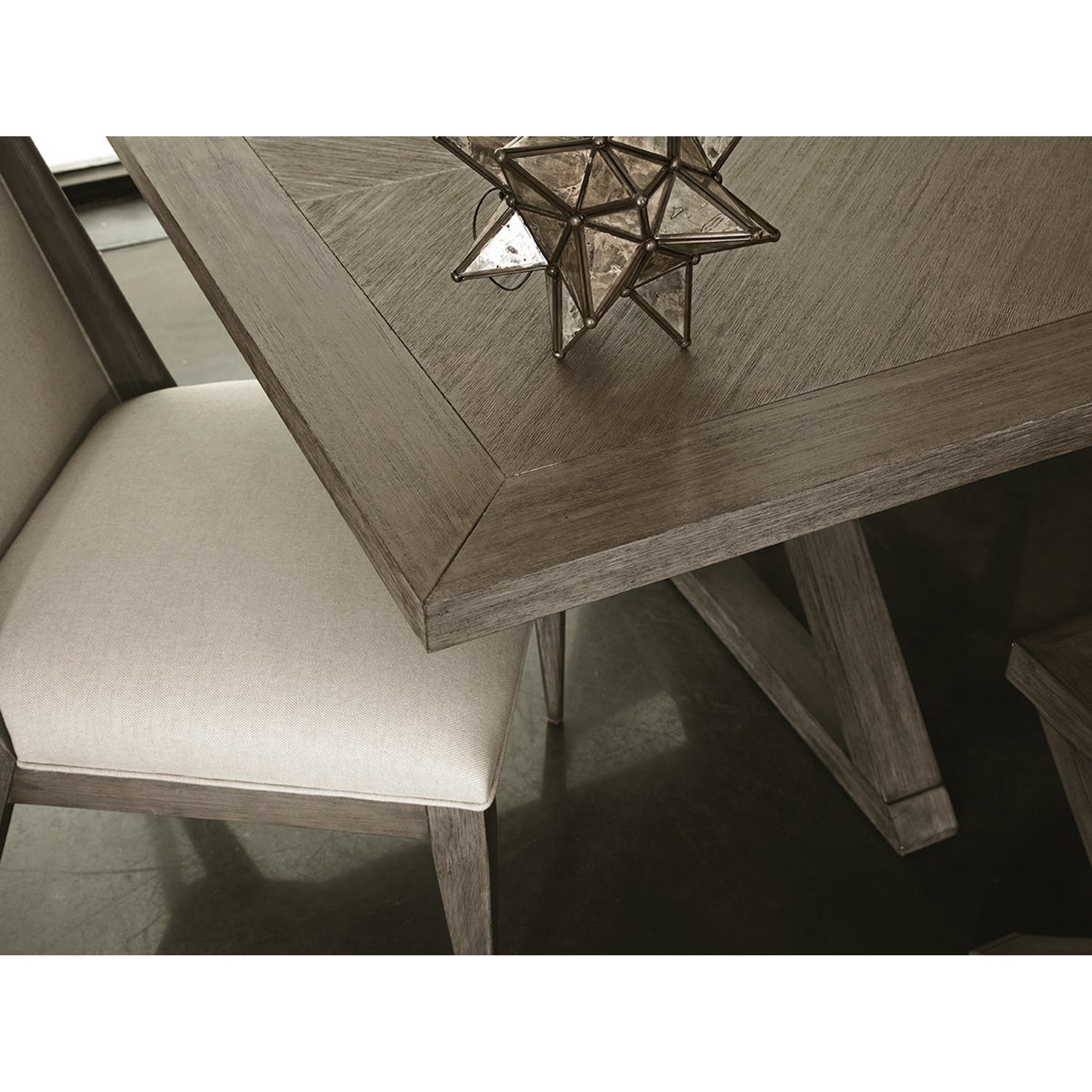 007 SR-834551 | Closeup | Ringo Dining Table by Artistica Home in grigio. Made from unique in a transitional style.