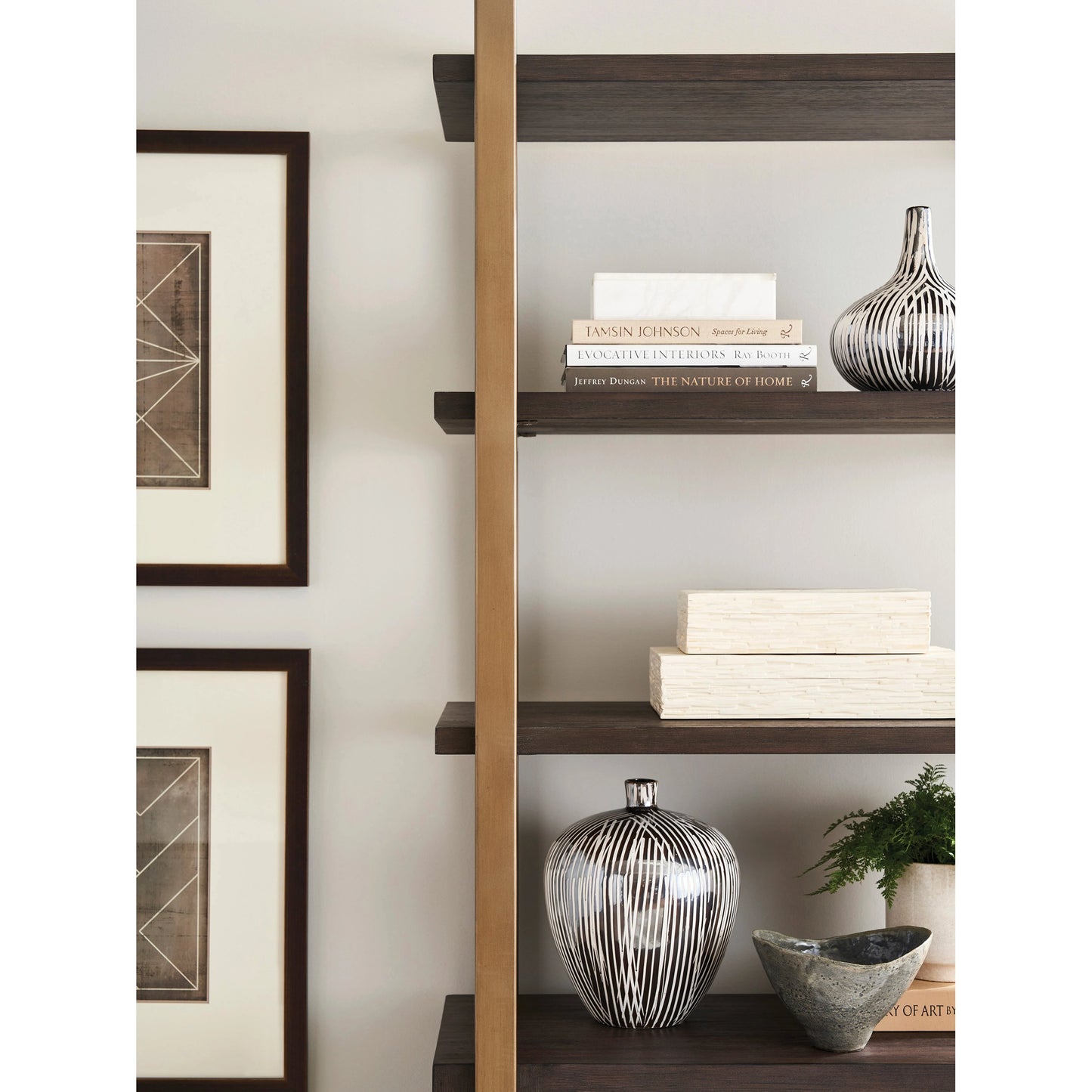 020 SI-1770646 | Closeup | Vertex Bookcase by Artistica Home. Made from unique in a transitional style.