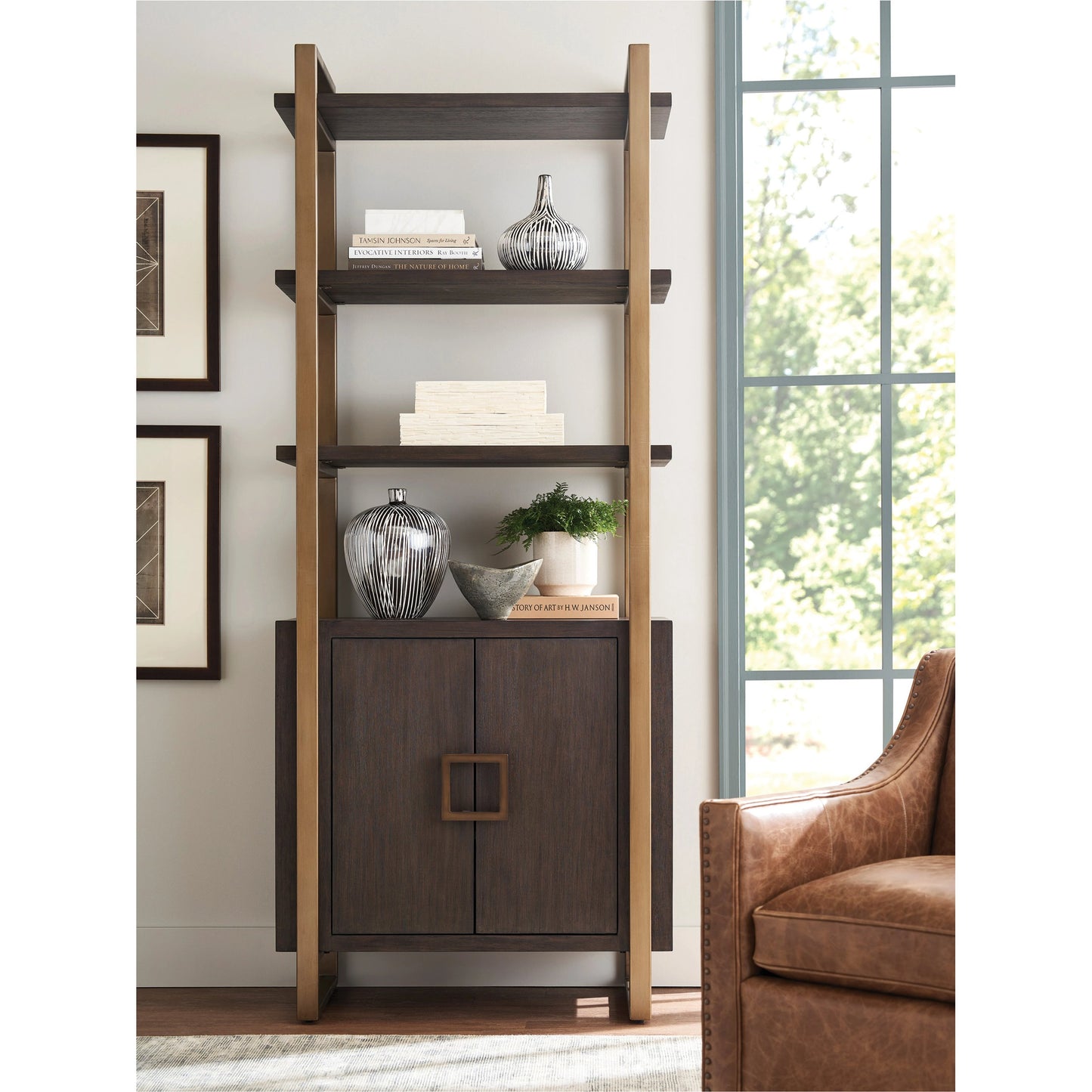 018 SI-1770646 | Lifestyle | Vertex Bookcase by Artistica Home. Made from unique in a transitional style.