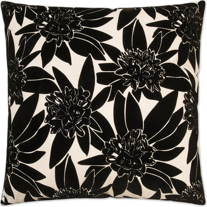 Maui Pillow by DV Kap Home in black. Made from unique in a eclectic & global style.
