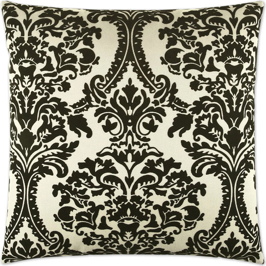 Linetta Pillow by DV Kap Home in white, black. Made from unique in a unique style.