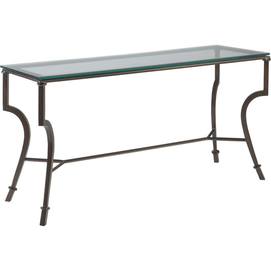Syrah Console by Artistica Home in antique copper. Made from unique in a transitional style.