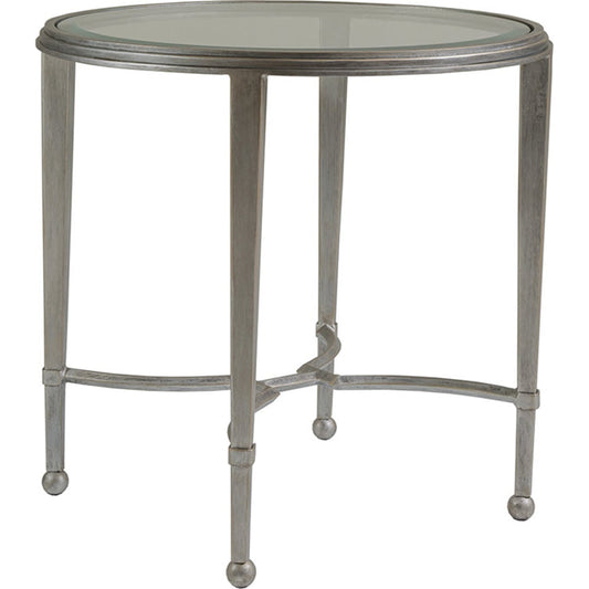 Sangiovese Round End Table by Artistica Home. Made from unique in a transitional style.