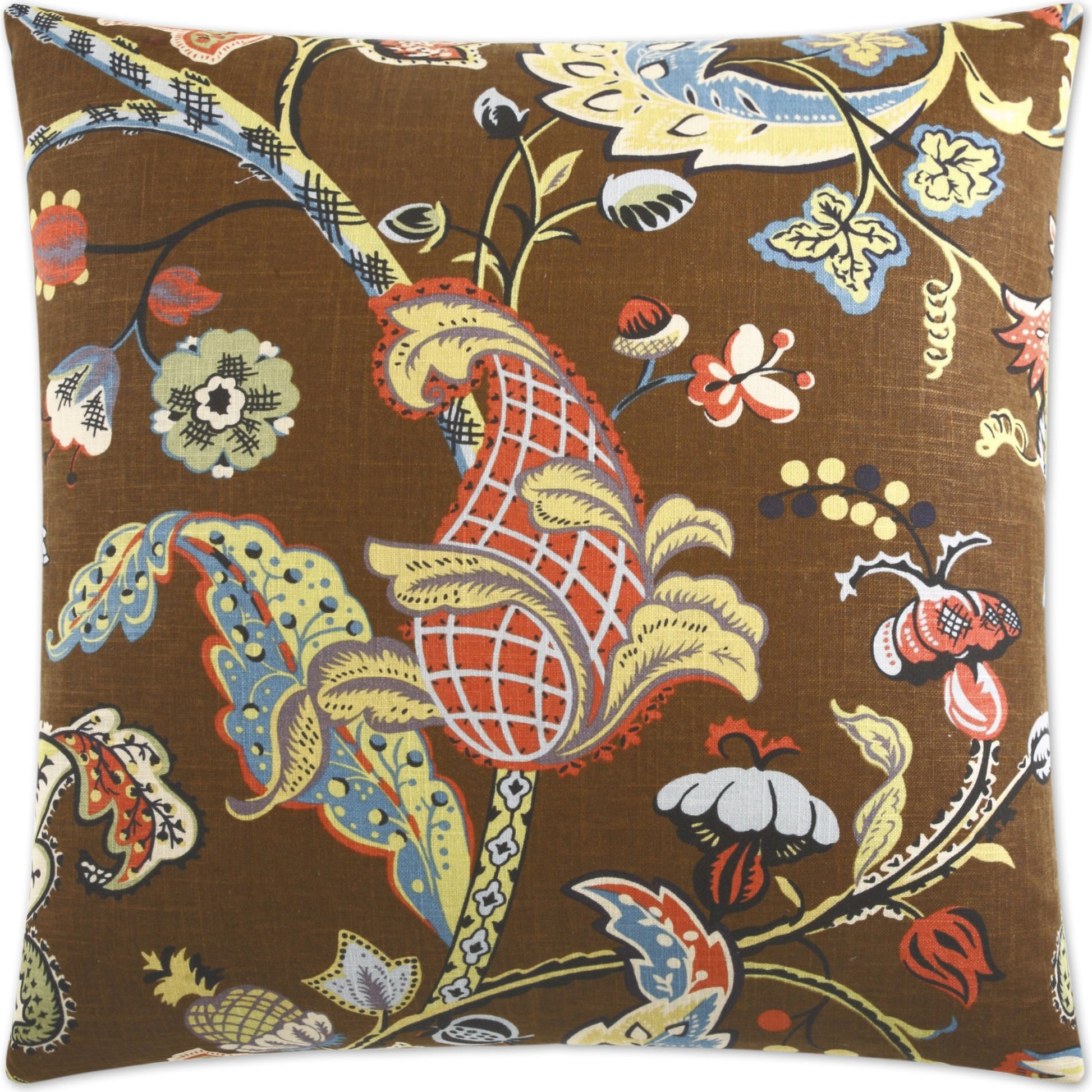 Wilmington by DV Kap Home in multi, brown, chocolate. Made from 55% linen, 45% viscose in a traditional style.