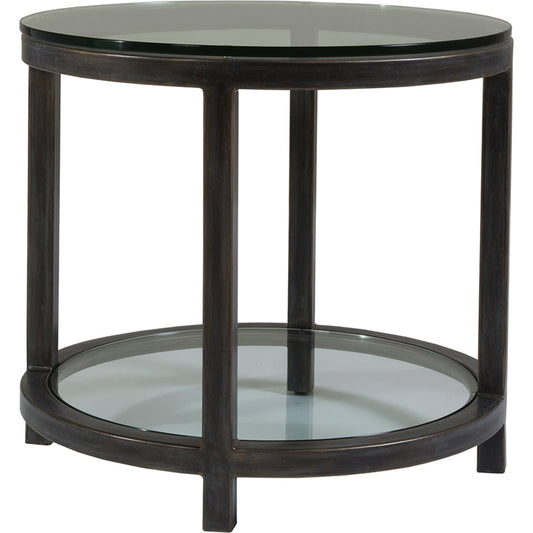 Per Se Round End Table by Artistica Home. Made from unique in a transitional style.