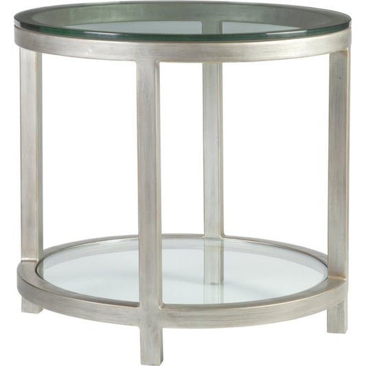 Per Se Round End Table by Artistica Home. Made from unique in a transitional style.