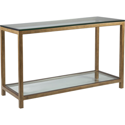 Per Se Console by Artistica Home in antique copper. Made from unique in a transitional style.