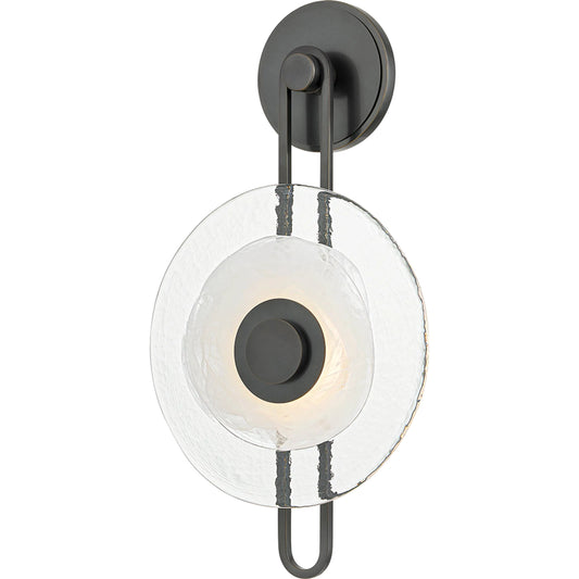 Keuka Park Wall Sconce by Hudson Valley. Made from steel in a rustic style.