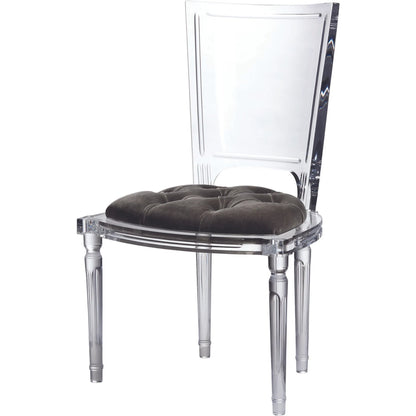 Marilyn Acrylic Side Chair by Global Views. Made from unique in a transitional style.