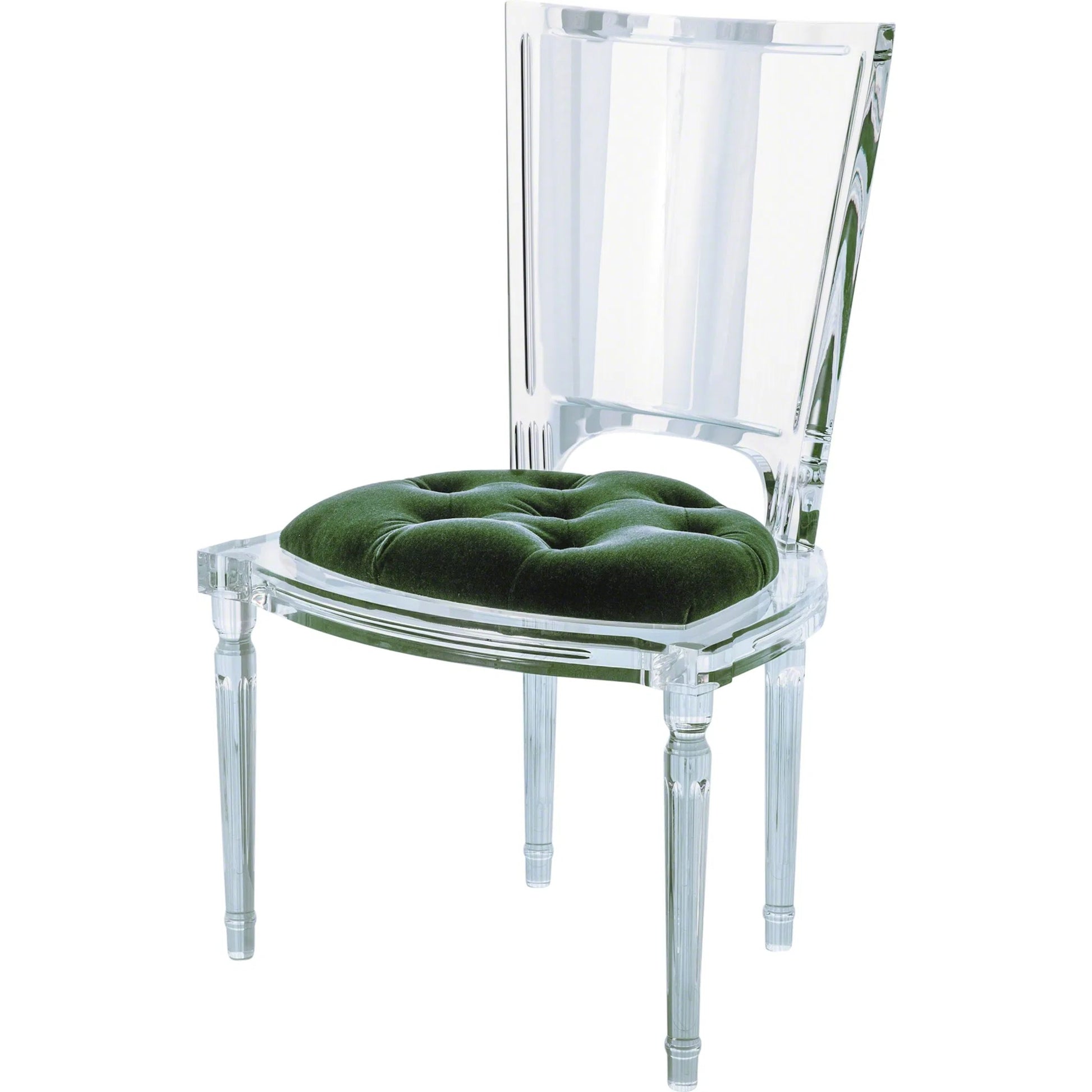 Marilyn Acrylic Side Chair by Global Views. Made from unique in a transitional style.