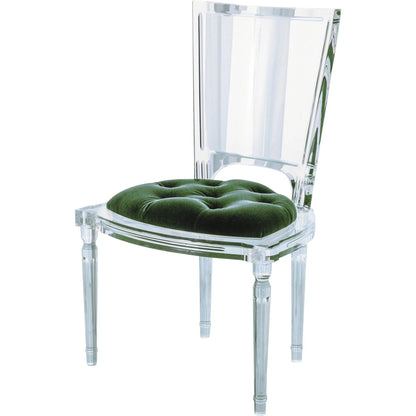 Marilyn Acrylic Side Chair by Global Views. Made from unique in a transitional style.