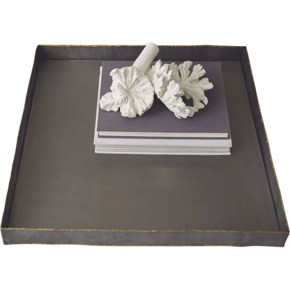 Laforge Ottoman Tray by Global Views. Made from iron in a modern style.