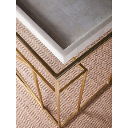 Cumulus Writing Table by Artistica Home in gold. Made from unique in a modern style.