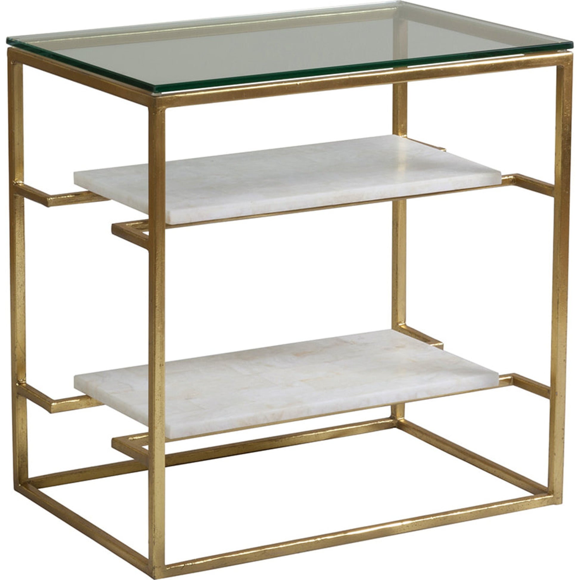 Cumulus Tier Table by Artistica Home in gold. Made from unique in a modern style.